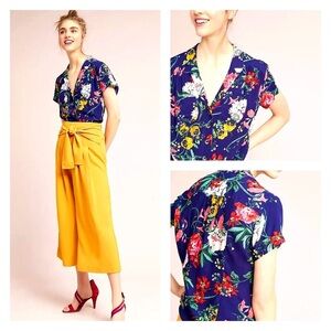 ANTHROPOLOGIE Maeve Bateau Shirt Size 2